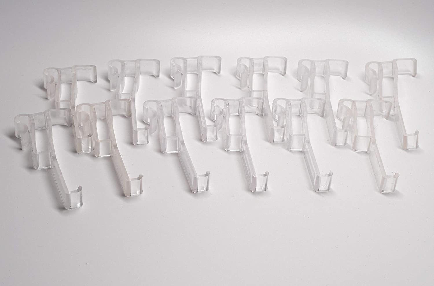 Clear Plastic Valance Clips for Cordless Blinds 12 Pack Perfect for