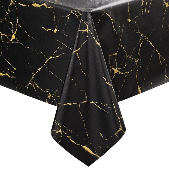 Clear Plastic Waterproof Tablecloth 54 x 78 Inch Vinyl PVC Rectangle ...