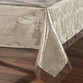 Clear Plastic Waterproof Tablecloth 54 x 78 Inch Vinyl PVC Rectangle ...