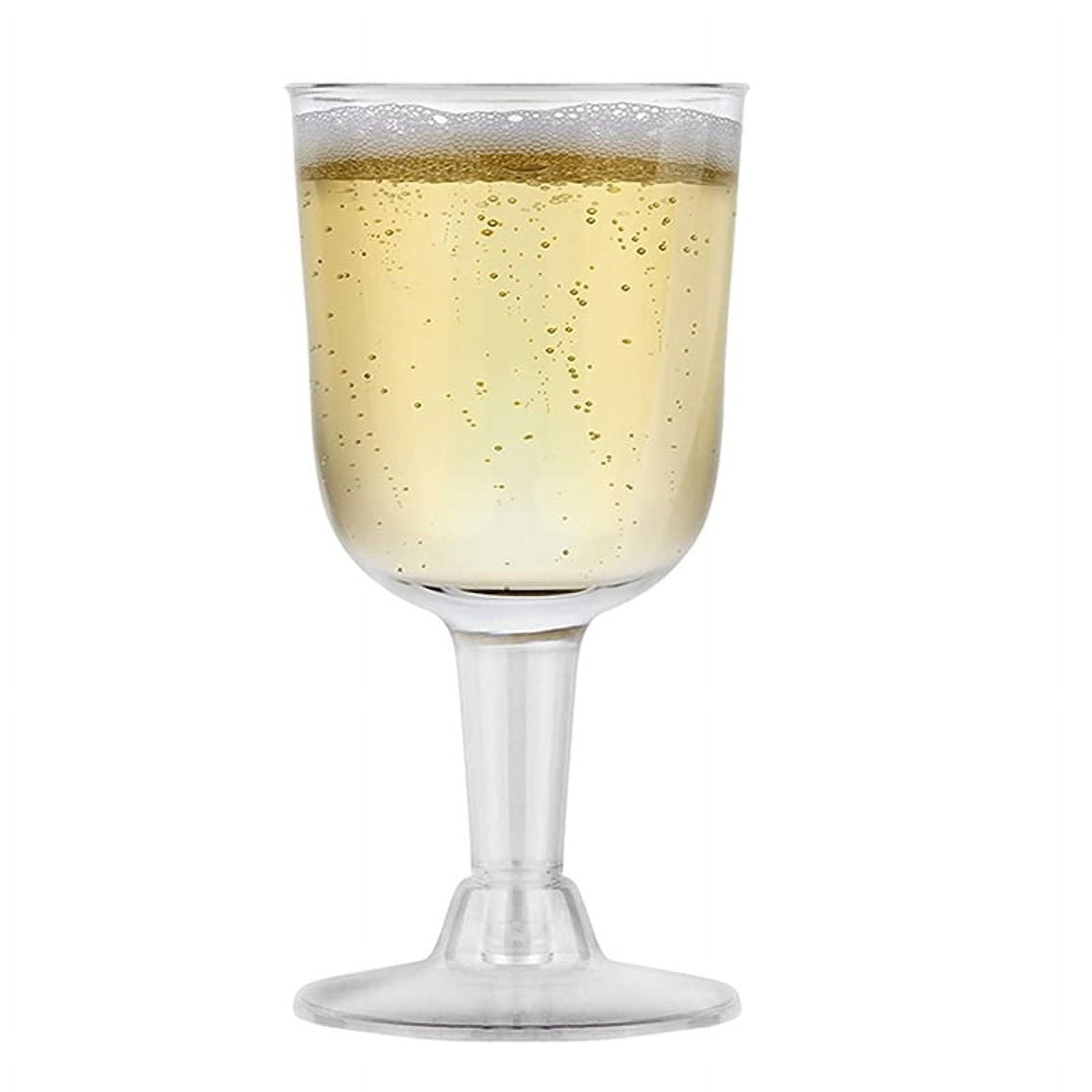 Clear Plastic Wine Glass Recyclable Shatterproof Wine Goblet