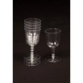 Clear Plastic Wine Glasses, 6oz., 6ct. Pack by Party!