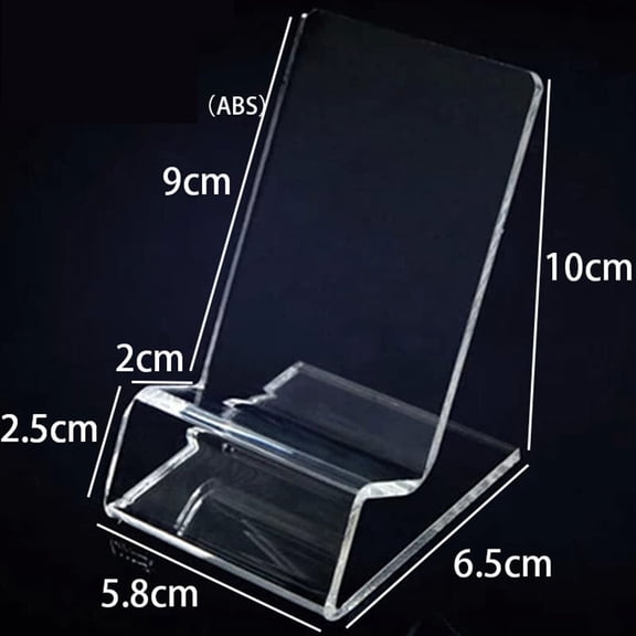Clear Plastic transparent Stand Shelf Window Counter Display Showcase