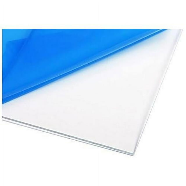 Clear Plexiglass, Cut To Size, 1/8" Thickness, 7 Sizes (10" Round