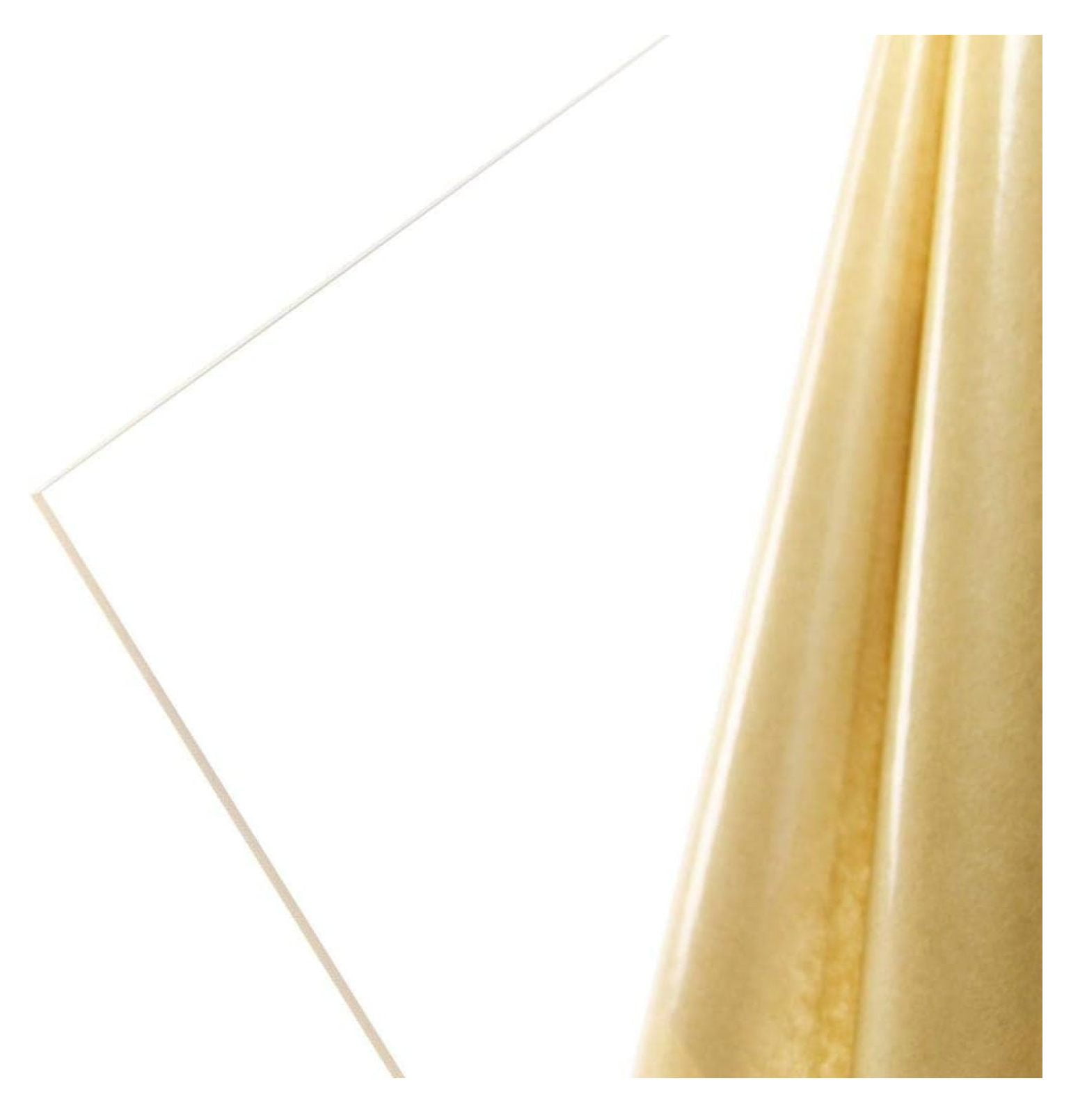 Clear Acrylic Sheet 12x12 Inches - 0.944" Thick Plexiglass, Cast Acrylic, For DIY, Displays, Crafts