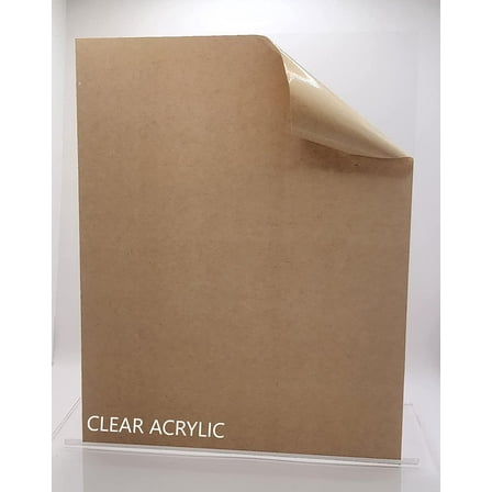 Clear Plexiglass Sheet Plastic,0.090"Thick, Plexiglass for Crafts, Glass Replacement Board (12" x 36")