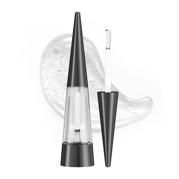 Clear Plumping Lip Oil – Hydrating Lip Treatment with 24H Moisture Lock, High-Shine Non-Sticky Gloss for Fuller-Looking Lips, Daily Lip Care