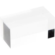 Clear Polished Rectangular Display Block, 1.5" H X 1.5" W X 3" D (2 Pack)