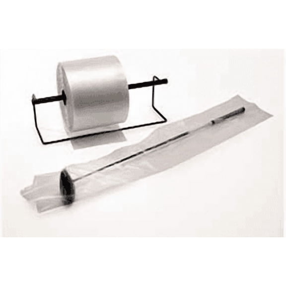 Clear Poly Tubing 3 mil, 2 inches X 1000 feet, Flat Wound LDPE, FDA/USDA Specs - 1 Roll