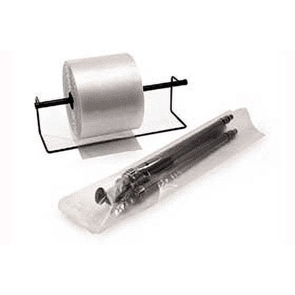 Clear Poly Tubing 6 mil, 6 inches X 1000 feet, Flat Wound LDPE, FDA/USDA Specs - 1 Roll