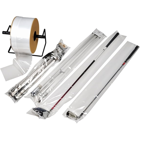 Clear Poly Tubing Roll, 2 Mil Polyethylene, 48 in x 2150 ft