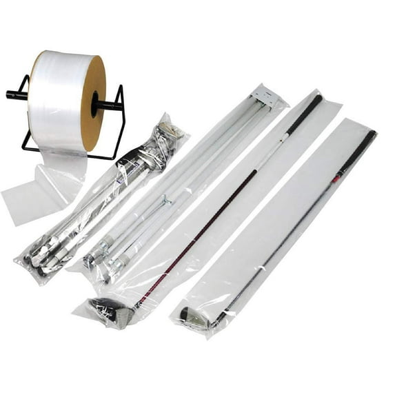 Clear Poly Tubing Roll, 2 Mil Polyethylene, 48 in x 2150 ft