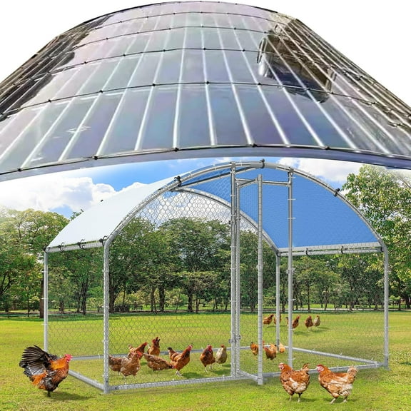Clear Polycarbonate Roofing Sheet 4x9.8ft, Pergola Greenhouse Roof Panels All Weather Rain Protection Shed Canopy for Outdoor Chicken Coop Cover Window Well Covers (1.2x3m)
