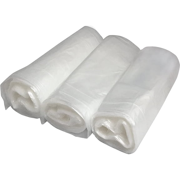 Clear Polyethylene Drop Cloths (3 Pack), 9' x 12' x 1Mil