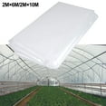 thumbnail image 1 of Clear Polythene Plastic Sheeting Garden DIY Material Cover For Greenhouse Roof 2M*10M Smile Home, 1 of 5