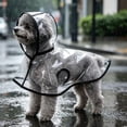 thumbnail image 1 of Clear Poncho Rain, Hooded Dog Raincoat Poncho, EVA Waterproof Dog Rain Coat for Small Medium Dogs Walking Outdoor Outing, 1 of 4