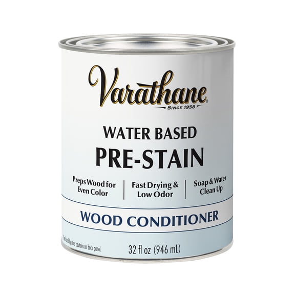 Clear, Varathane Water-Based Pre-Stain Wood Conditioner-381123, Quart