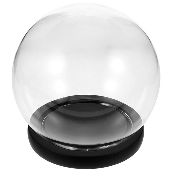 Clear Preserved Flower Glass Dome Display Dome Transparent Glass Dome with Base