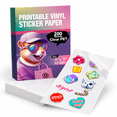 Clear Printable Vinyl Sticker Paper 200 Sheets 11