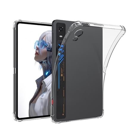 Clear Protective Case for RedMagic Astra 2, Ultra Slim Sleeve Soft Flexible Transparent TPU Back Cover for Astra 2 Gaming Tablet Protection