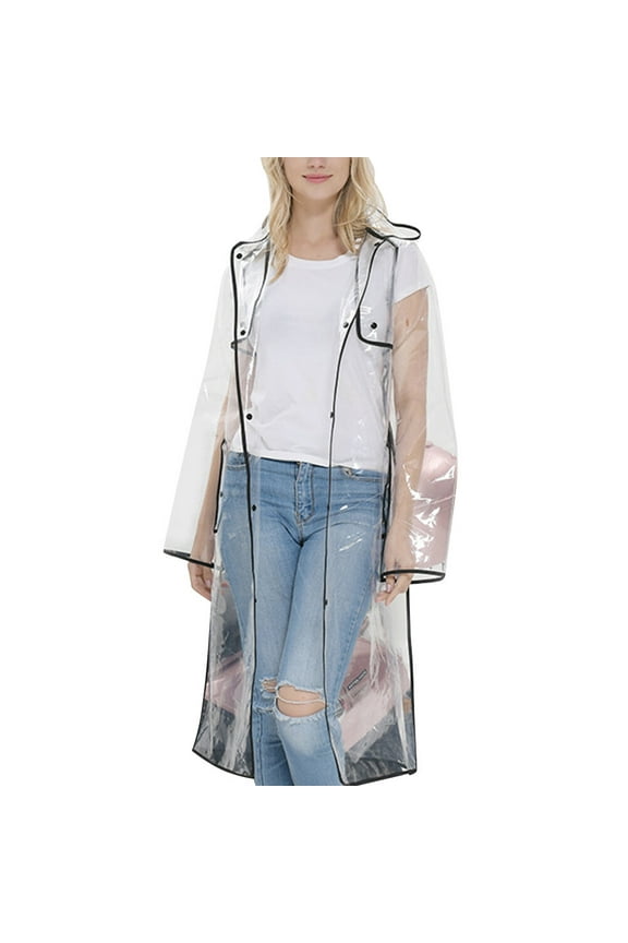 Clear Protective Coveralls Reusable Security Isolation Gown XXL