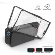 Clear Protective Dust Cover for Nintendo Switch 2 NS2 Console & Dock - Transparent Anti-Scratch Waterproof Case, Dust-Proof Shield for NS2 Gaming System Accessories