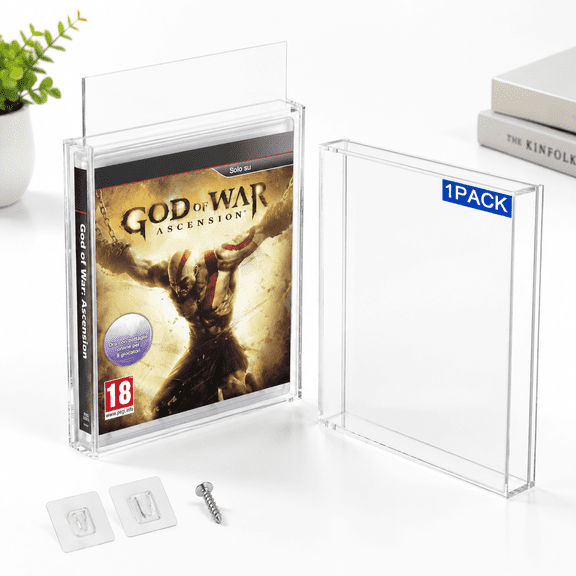 Clear Protective Game Case for PS3, PS4, PS5, and One Video Games