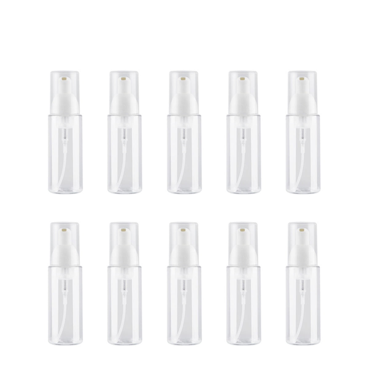 Clear Pump Bottles Empty Travel Dispenser Bottle Refillable Size ...