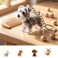 thumbnail image 1 of Clear Puppy Shaped Pet Hair Storage Keychain, Dog Memorial Keepsake Capsule Pendant, Portable Pet Fur Collecting Key Ring, Sentimental Memorial Gift for Dog Lovers Pet Owners, C, 1 of 9
