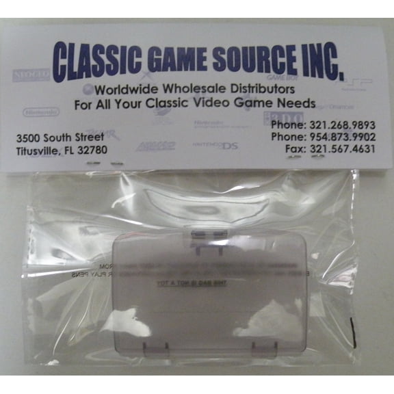 Clear Purple Game Boy Color Replacement Battery Cover By Classic Game Source