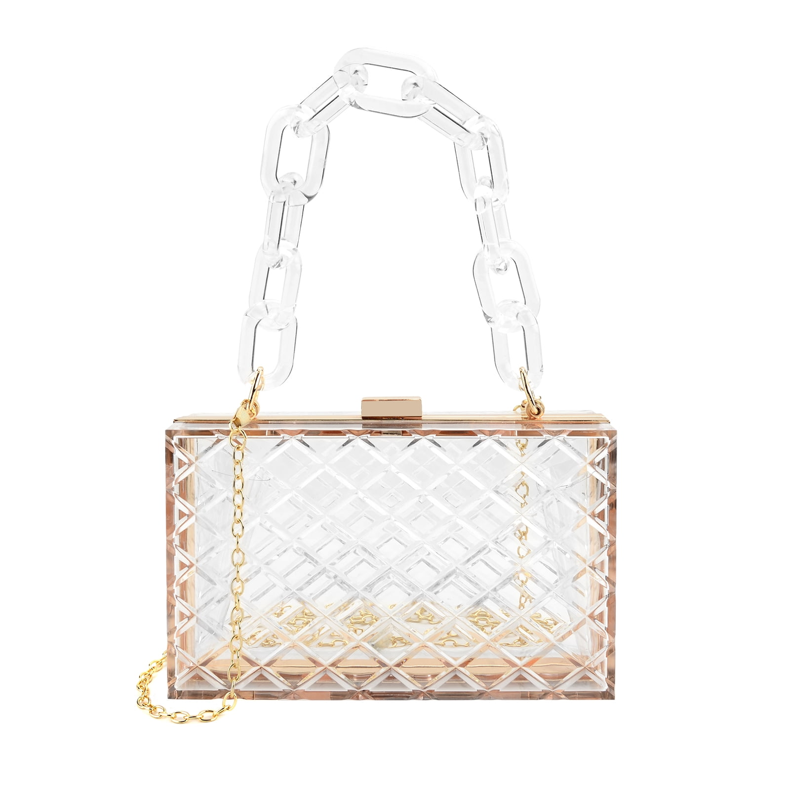 Acrylic Women Handbag Transparent Box Shape Bag Mini Candy Color Jelly Bag  with Chain Sling Crossbody Shoulder Bag - China Evening Clutch Bag and  Clutch Money Purse price | Made-in-China.com