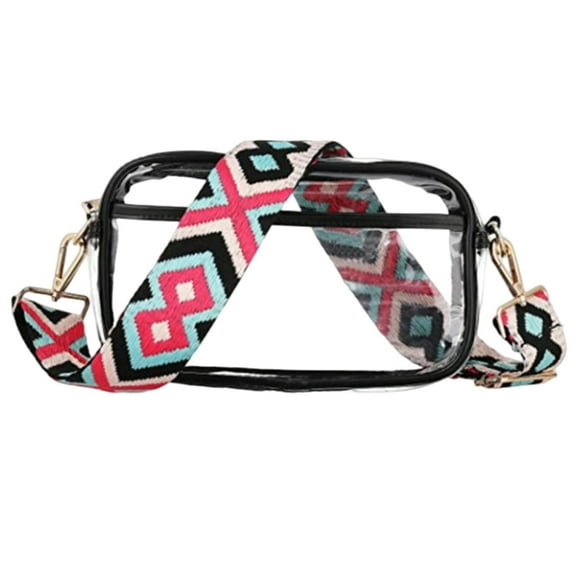 Clear Purse for Women Lightweight Crossbody Bag Small Stadium Bag for Concerts Sports Events