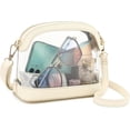 thumbnail image 1 of Clear Purse for Women Stadium, Small Clear Crossbody Bag, See Through Shoulder Bag Clear Handbag for Concerts Sports, 1 of 6