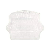 Clear Pvc Stuffed-Animal Storage Bag – Stuffable Bean-Bag Chair & Toy Organizer for Kids Rooms – Transparent Zipper Pouch Doubles As Seating, 100% See-Through for Quick Toy Hunts 45X35X30Cm Ciozy