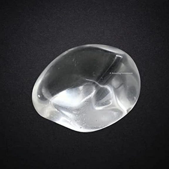 Clear Quartz (1st Grade) Crystal Tumbled Stones Polished Rocks (1 OZ)
