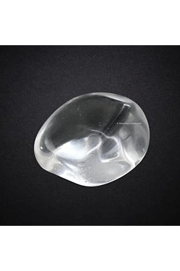 Clear Quartz (1st Grade) Crystal Tumbled Stones Polished Rocks (1 OZ)
