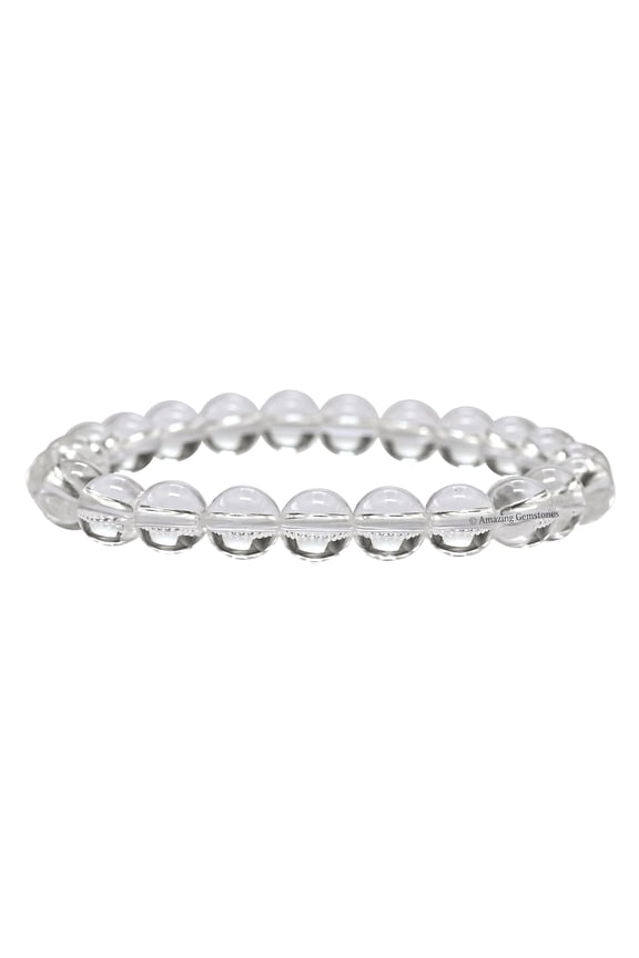 Clear Quartz Bracelet - 8mm Crystal