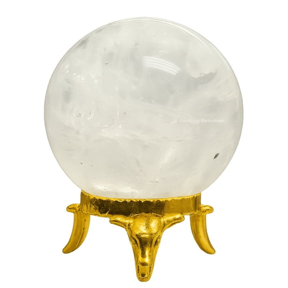 Clear Quartz Crystal Ball Sphere 2" Inches