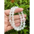 thumbnail image 1 of Clear Quartz Crystal Bead Bracelet 8mm, Wholesale Genuine Clear Quartz Stretch Gemstone Bracelet, Gift for Men & Women (2), 1 of 9