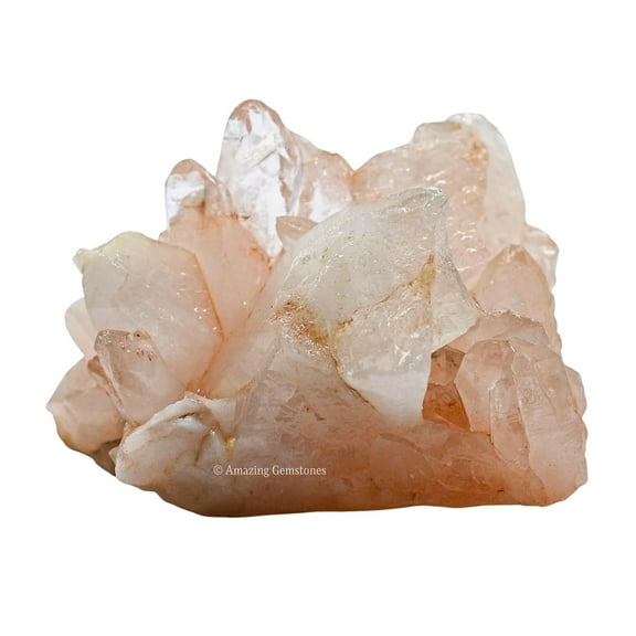 Clear Quartz Crystal Cluster Natural Authentic Raw Crystals Specimen for Healing, Meditation, and Home Dcor (100 to 200 Gram)