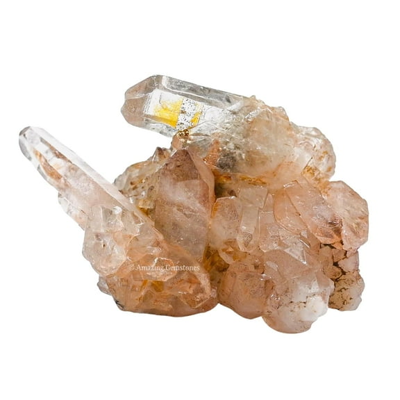 Clear Quartz Crystal Cluster Natural Authentic Raw Crystals Specimen for Healing, Meditation, and Home Dcor (20 to 50 Gram)