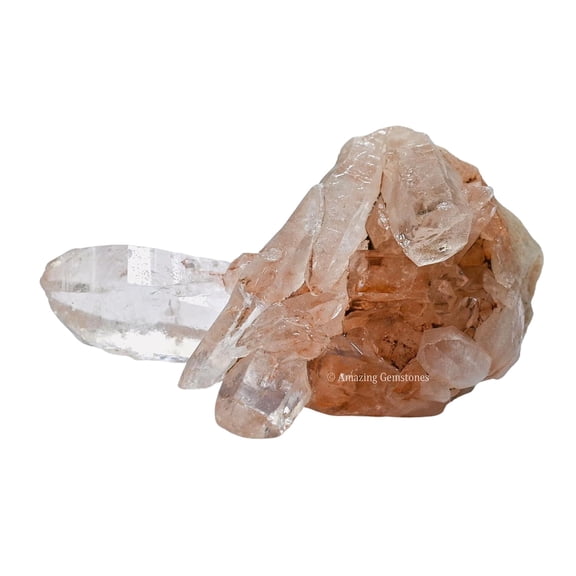 Clear Quartz Crystal Cluster Natural Authentic Raw Crystals Specimen for Healing, Meditation, and Home Dcor (50 to 100 Gram)