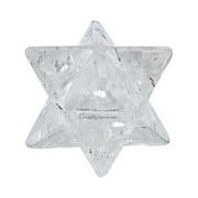 Clear Quartz Crystal Merkaba Star (0.75" Inches)