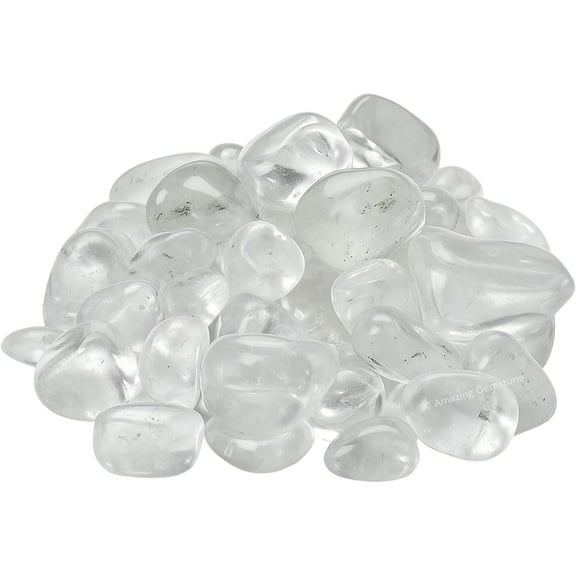 Clear Quartz Crystals and Healing Stones Tumbled - 1000+ Carats