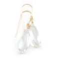 thumbnail image 1 of Clear Quartz Earrings Smooth Long Pear Shape Teardrop Drops 14k Yellow Gold Filled Spyglass Designs, 1 of 2