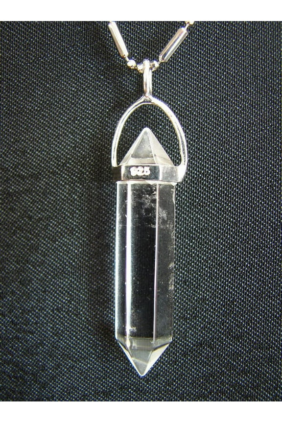 Clear Quartz Pendant with Double Points