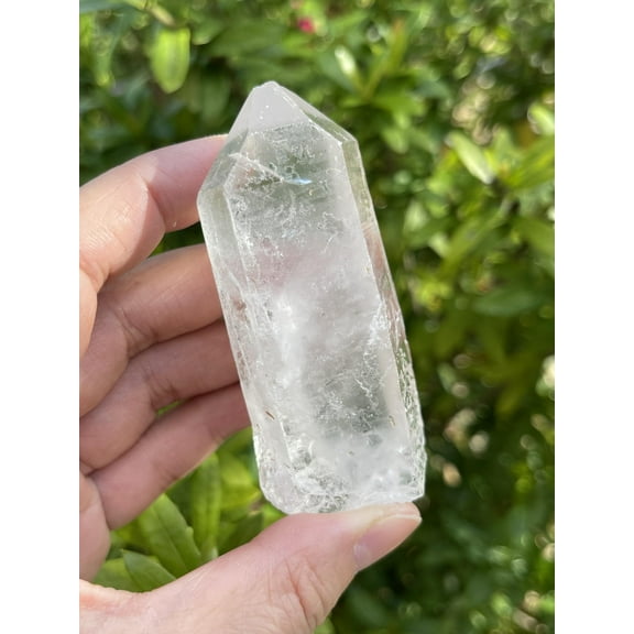Clear Quartz Point, Natural Clear Quartz Point, Clear Quartz Point Healing Crystals (2-4 oz)