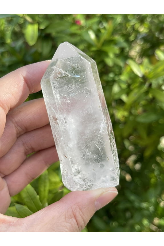 Clear Quartz Point, Natural Clear Quartz Point, Clear Quartz Point Healing Crystals (2-4 oz)