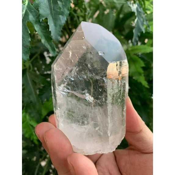 Clear Quartz Point, Natural Clear Quartz Point, Clear Quartz Point Healing Crystals (8-10 oz)