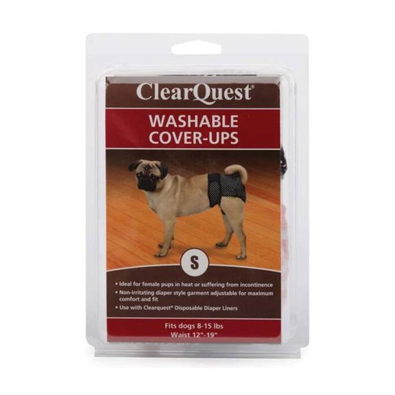 Clear Quest CQ Washable Cover-Up S 2Pk Blk/Pnk