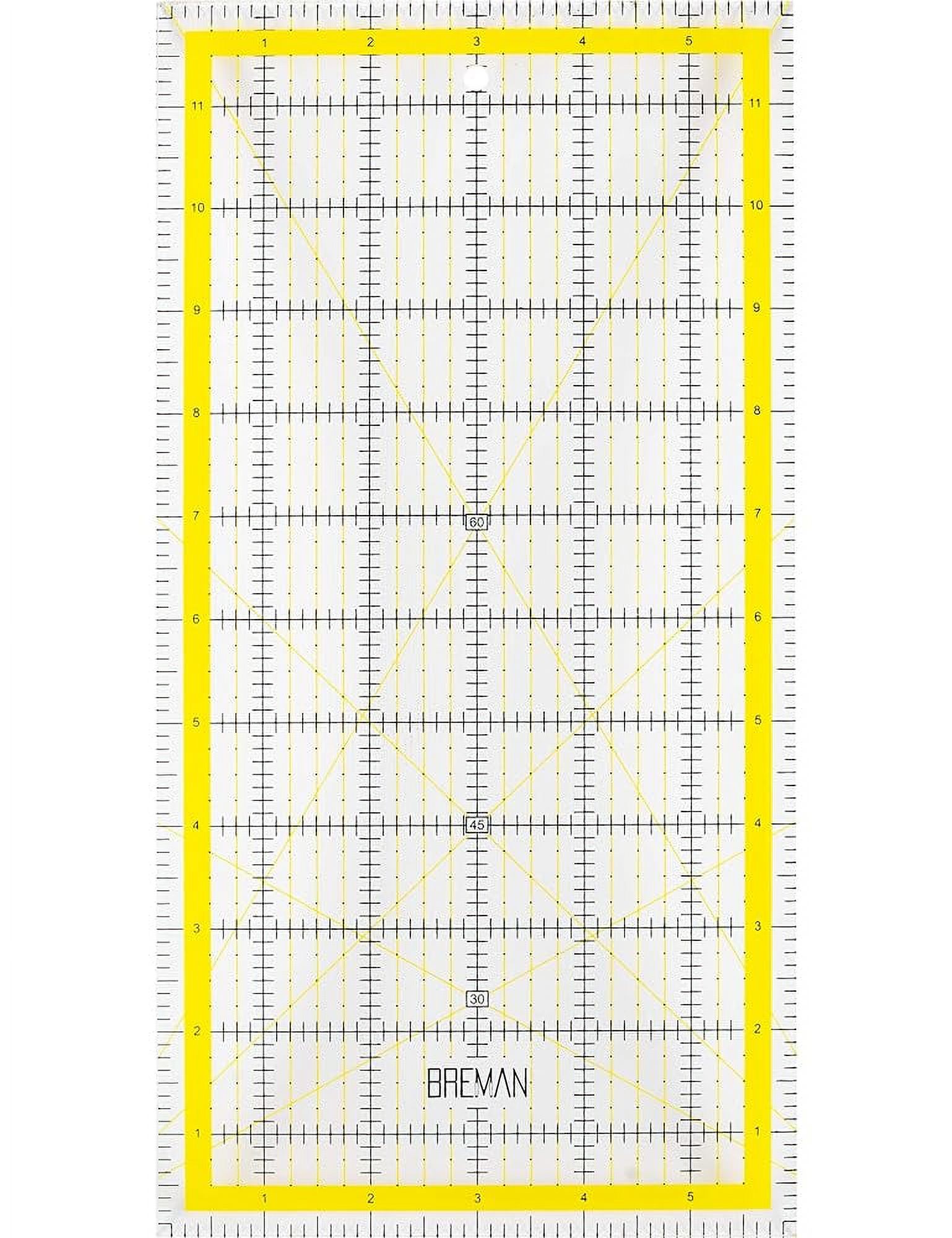 Clear Quilting Ruler 6X12 Inch Clear Ruler Clear Ruler For Cutting